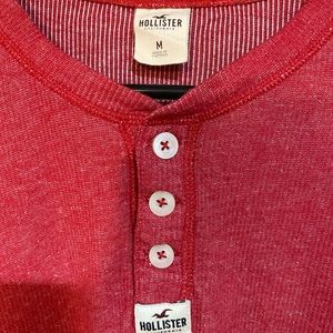 Red Hollister pullover size M